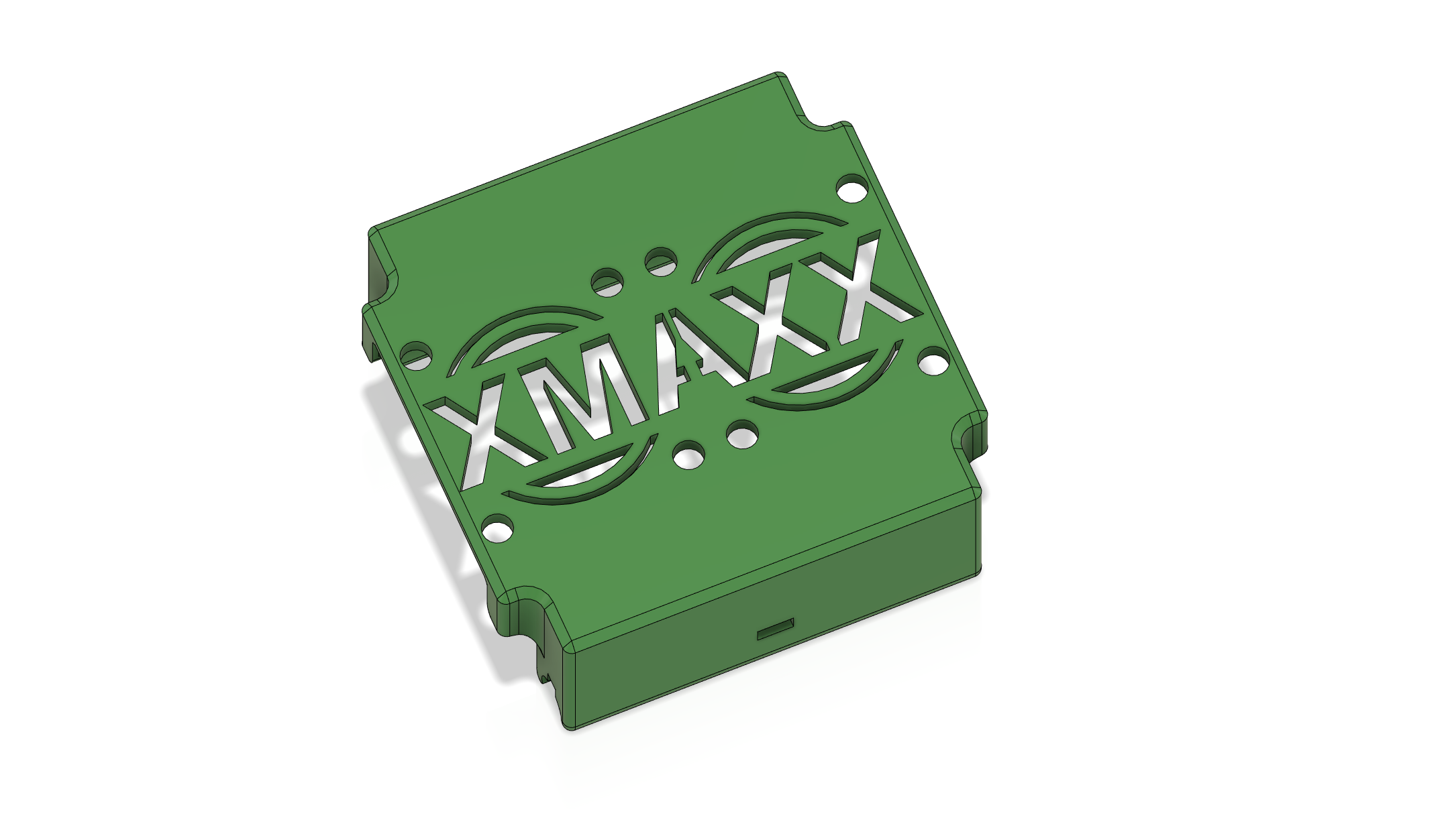 STL file TRAXXAS XMAXX Dual Fan Motor Cooler (Or ESC) 📱・Template to